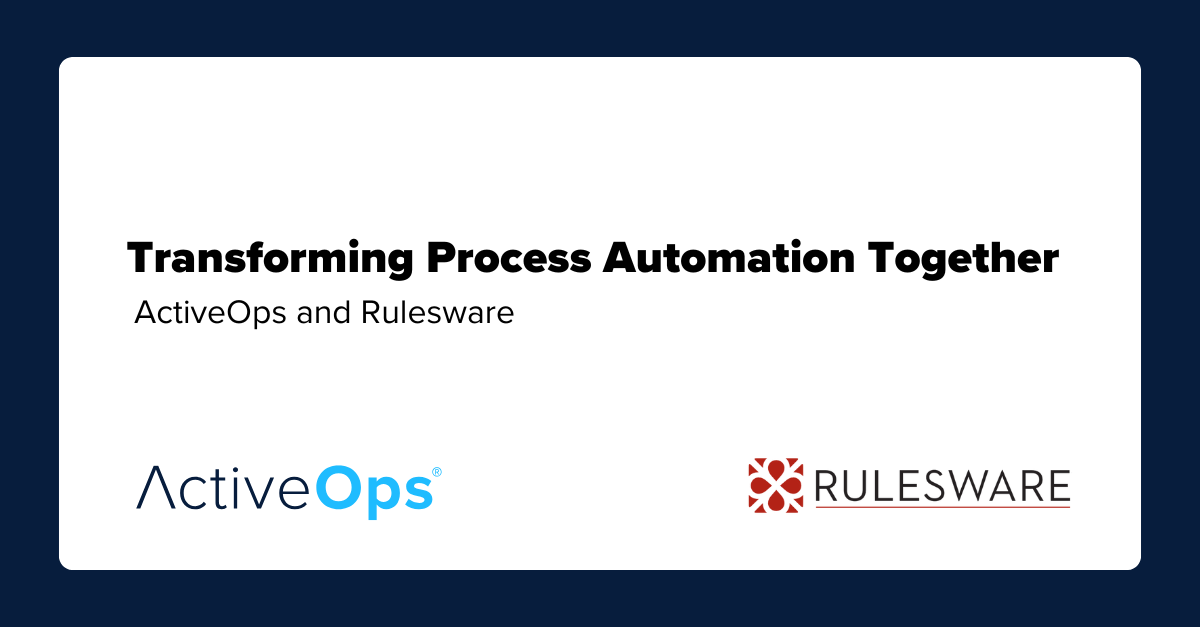 ActiveOps partners with Rulesware to Bring Data-Driven Transformation ...